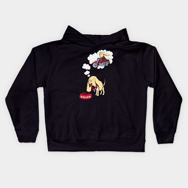 imaginative dog Kids Hoodie by Transcendexpectation